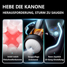 Load image into Gallery viewer, Elektrischer Masturbator Mann Cup Heizfunktion Mit Mit 10 Teleskopisch 10 Saugmodi Für Männer Sex Spielzeug Sexspielzeug Taschenmuschi Penis Masturbatoren Vibrator Blowjob