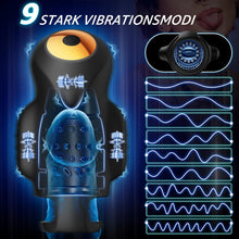 Load image into Gallery viewer, Masturbieren für Männer Penis Vibrator Eichel Stimulation Trainer,Sex Spielzeug für die Männer Zunge Oralsex Masturbator 9 Modi, Sex Toyset für Man Vibratorensets Sexspielzeug Solo Masturbatoren