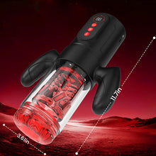 Load image into Gallery viewer, Terminator 9 Telescopic Rotating Sucking with Handle Male Stroker