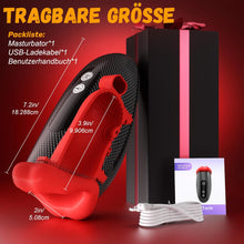 Load image into Gallery viewer, Masturbieren für Männer Vibratorensets Masturbator, 9x9 Klopfen-Lecken-Vibration Sex Spielzeug für die Männer Taschenmuschi Penis Vibrator Eichel Sexspielzeug Solo Masturbatoren