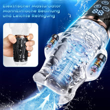 Load image into Gallery viewer, Hochfrequenz Elektrischer Masturbator Cup, 9 Vibration mit 9 Saugmodi, Sex Spielzeug für die Männer, Masturbieren für Männer solo Taschenmuschi Blowjob Penis Masturbatoren mit Vagina Pussy, Sex Toy