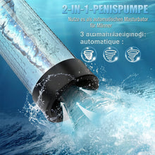 Load image into Gallery viewer, Penispumpe, Sexspielzeug für Männer, Masturbator – Sexspielzeug für die männliche Masturbation, Vakuumpumpe mit 4 Saugmodi, Sexspielzeug für Erwachsene mit Penisring und realistischer Vagina