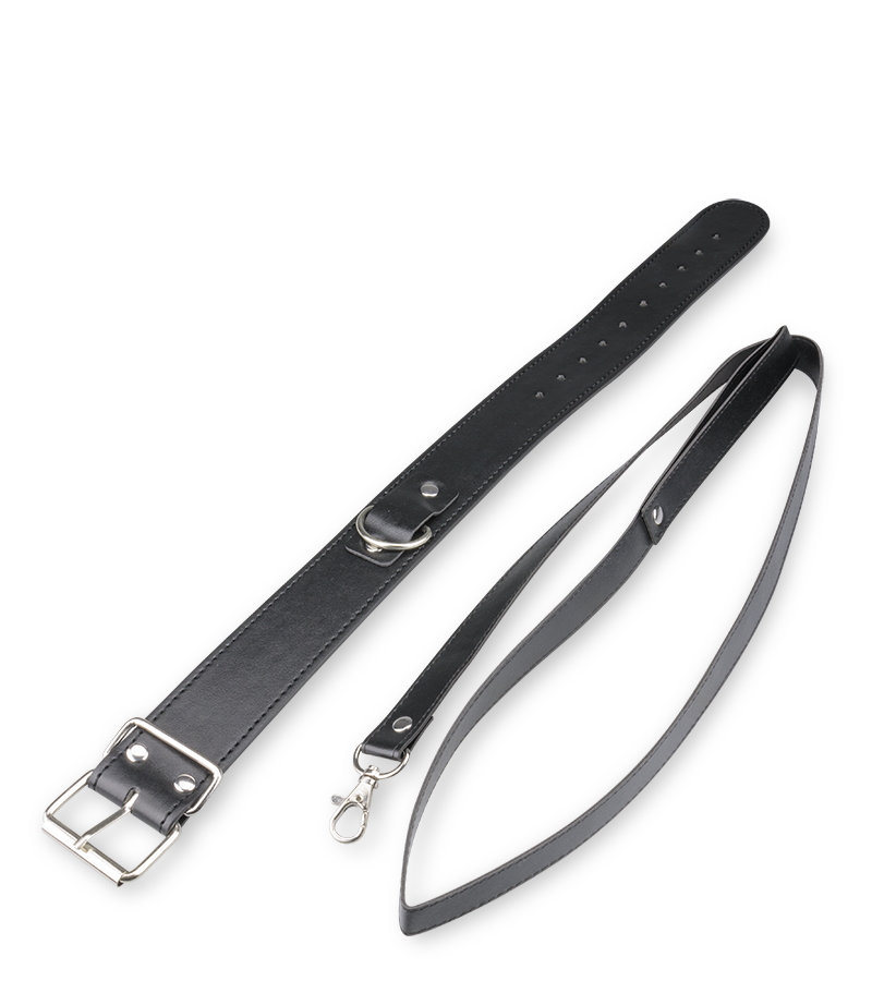 BDSM-Halsband und -Leine