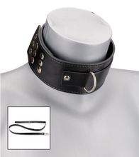 Load image into Gallery viewer, BDSM-Halsfessel mit Leine