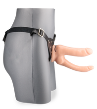 Load image into Gallery viewer, Vibrierender Doppel-Strap-On